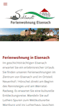 Mobile Screenshot of ferienwohnung-eisenach.de